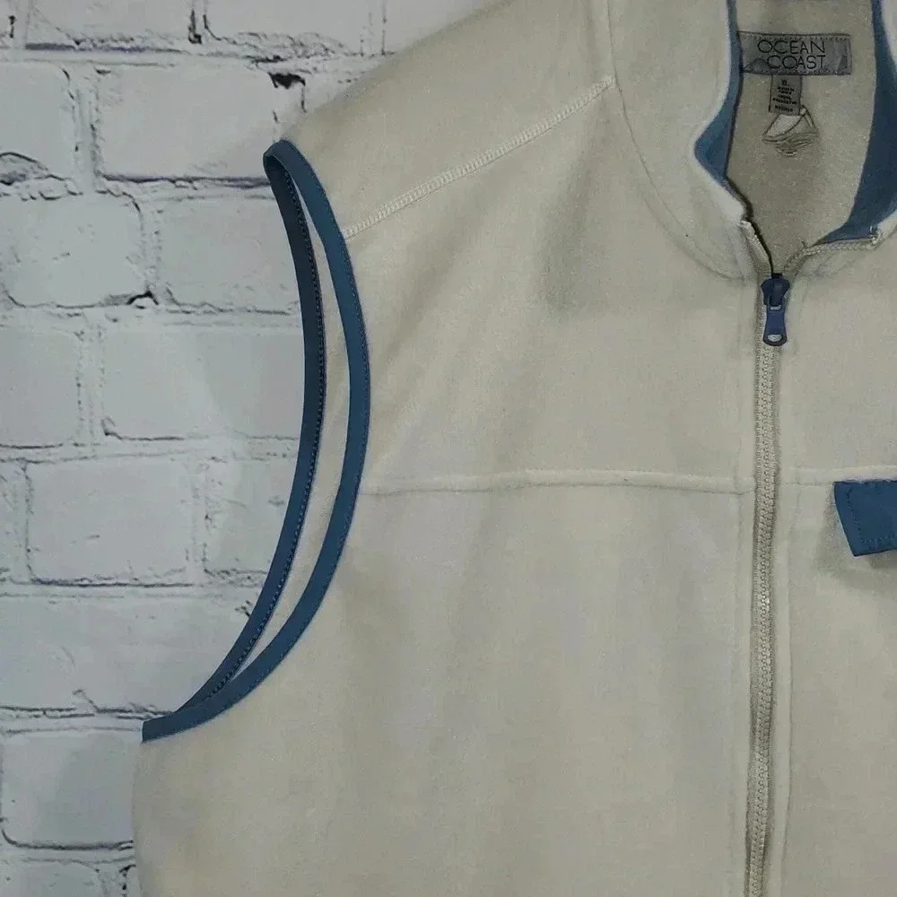Men's Ocean Coast Vest Jacket, Size XL
